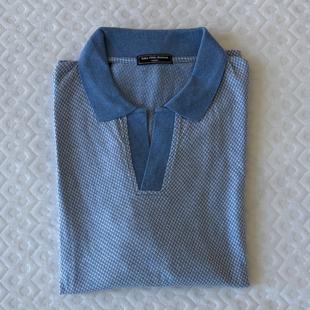 Saks Fifth Avenue Modern Polo SIZE LARGE